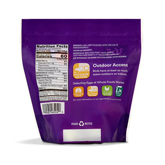 365 by Whole Foods Market, Hard Cooked Medium Grade A Eggs, 6 ct
