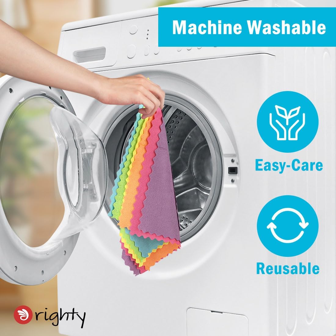 Orighty Microfiber Cleaning Cloth, 24 Pack Highly Absorbent Cleaning Rags, Household Cleaning