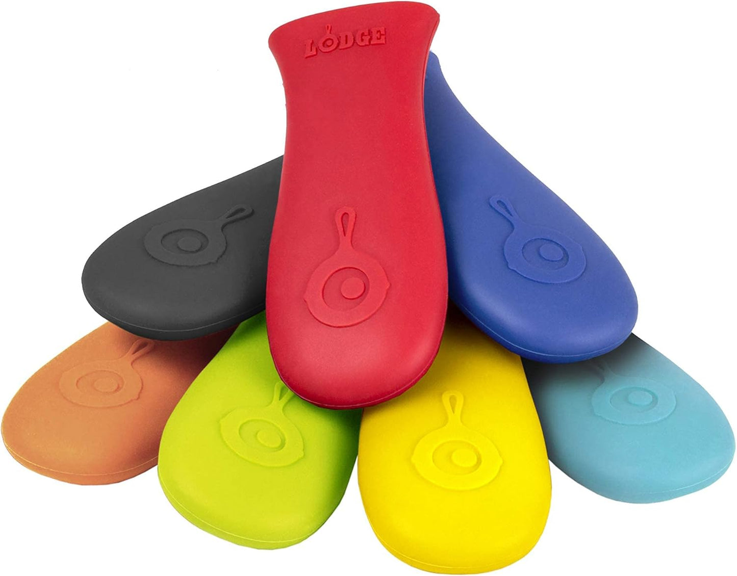 Lodge Silicone Hot Handle Holder - Dishwasher Safe Hot Handle Holder Designed for Lodge Cast Iron Skillets 9 Inches+ w/Keyhole Handle - Reusable Heat