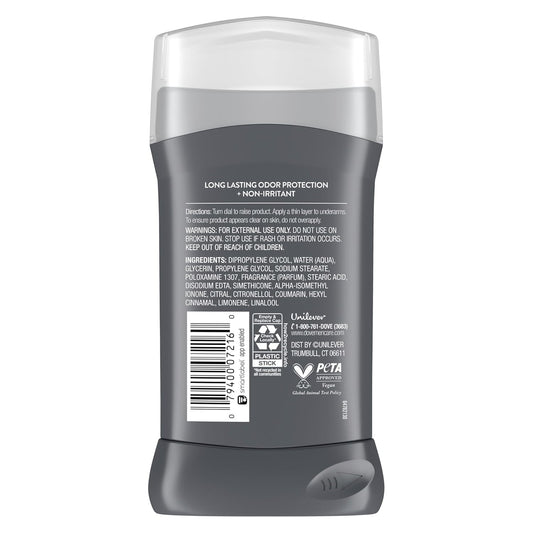 DOVE MEN + CARE Deodorant Stick for Men Clean Comfort 4 Count Aluminum Free 72-Hour Odor Protection Mens Deodorant with 1/4 Moisturizing Cream 3 oz