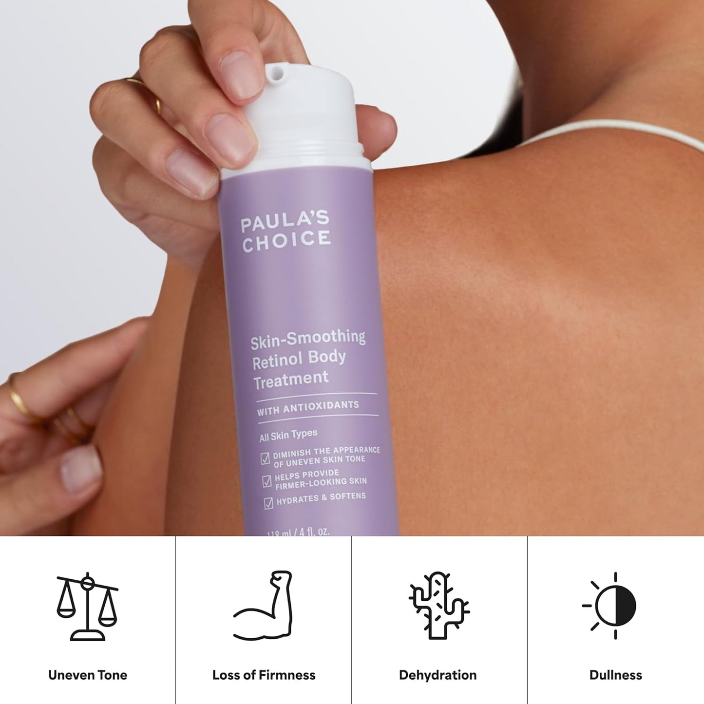 Paula's Choice Retinol Skin-Smoothing Body Lotion Treatment, Body Cream with Shea Butter, Vitamin C & E Lotion, All Skin