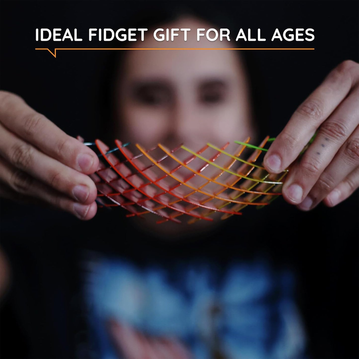 Morf Fidget Worm Toy - Flexible 3D Sensory Slug Figgy Toy for Kids, Teens, and Adults Stretchy, Quiet, Stress and Anxiety Relief, Focus - For