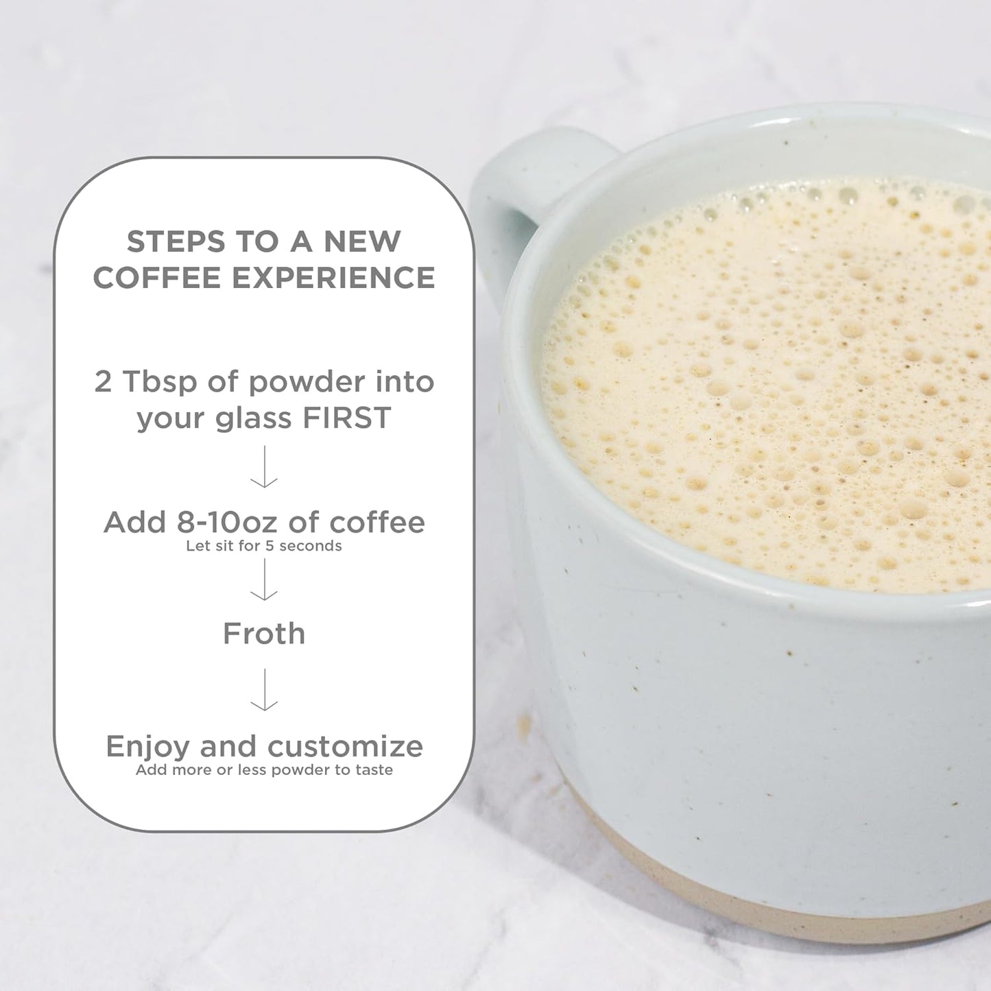 Laird Superfood Non-Dairy Coconut Powder Creamer - Sweet & Creamy + Adaptogens - Superfood Creamer with Functional Mushrooms - Non-GMO
