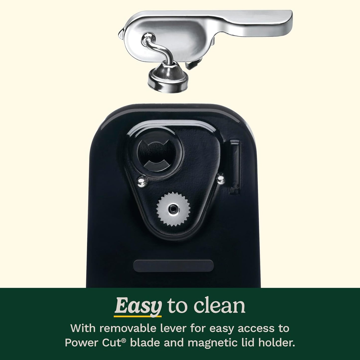 Cuisinart Can Opener with One-Touch Operation, Electric Can Opener for Kitchen Including Magnetic Lid