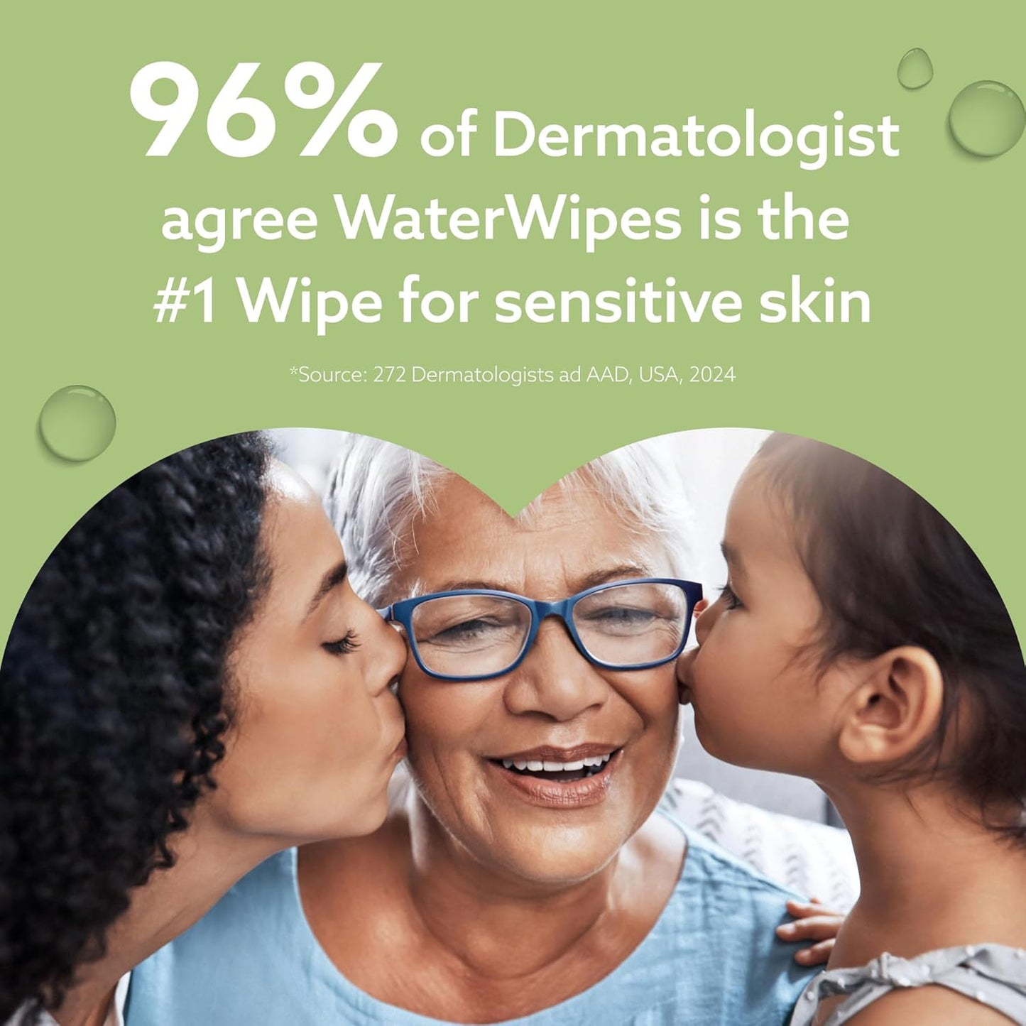 WaterWipes Sensitive+ Baby & Toddler Wipes, 3-In-1 Cleans, Cares, Protects, 99.9% Water, Textured Clean, Unscented &