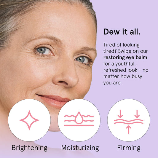 grace & stella Under Eye Brightener Balm Stick - Travel Size Toiletries - Retinol & Caffeine Eye Cream for Dark Circles