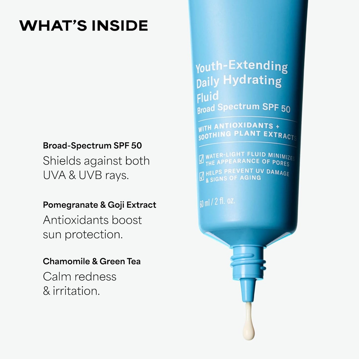 Paula's Choice RESIST Daily Hydrating Fluid Face Moisturizer with SPF 50 Sunscreen, Face Sunscreen for Oily Skin, Chamomile & Vitamin