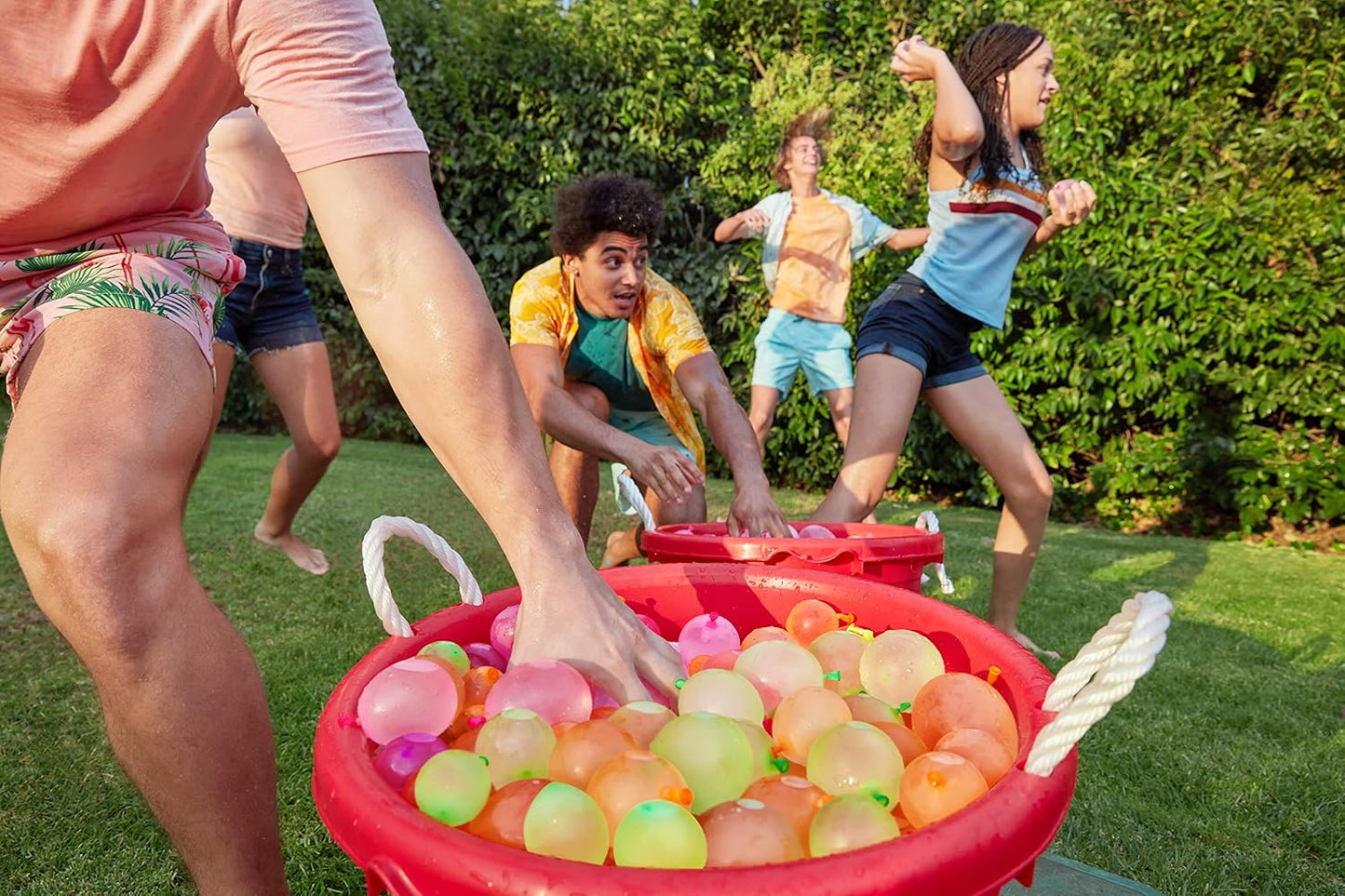 Original Bunch O Balloons Tropical Party 330+ Rapid-Filling Self-Sealing Water Balloons (Amazon Exclusive 10 count) by ZURU Water Balloon for the