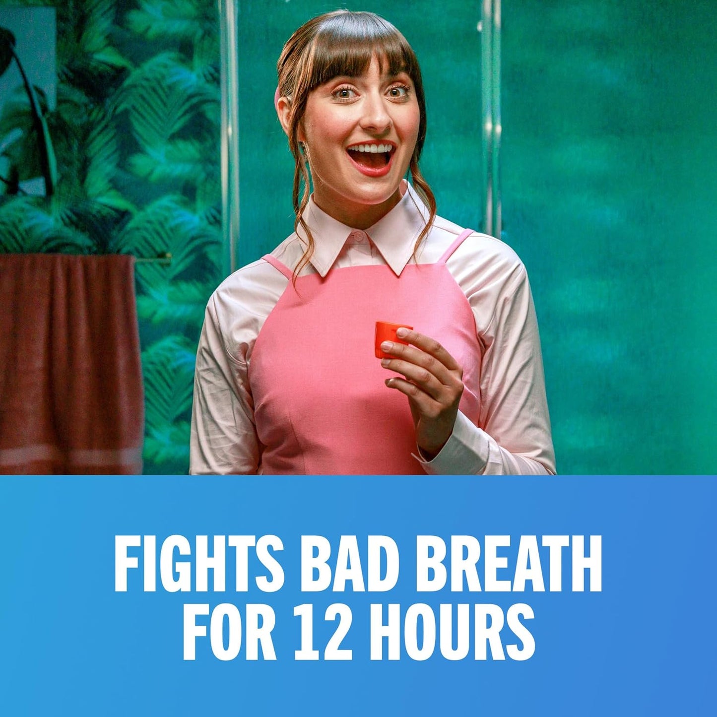 TheraBreath Fresh Breath Mouthwash, Icy Mint Flavor, Alcohol-Free, 16 Fl Oz (Pack of 2)