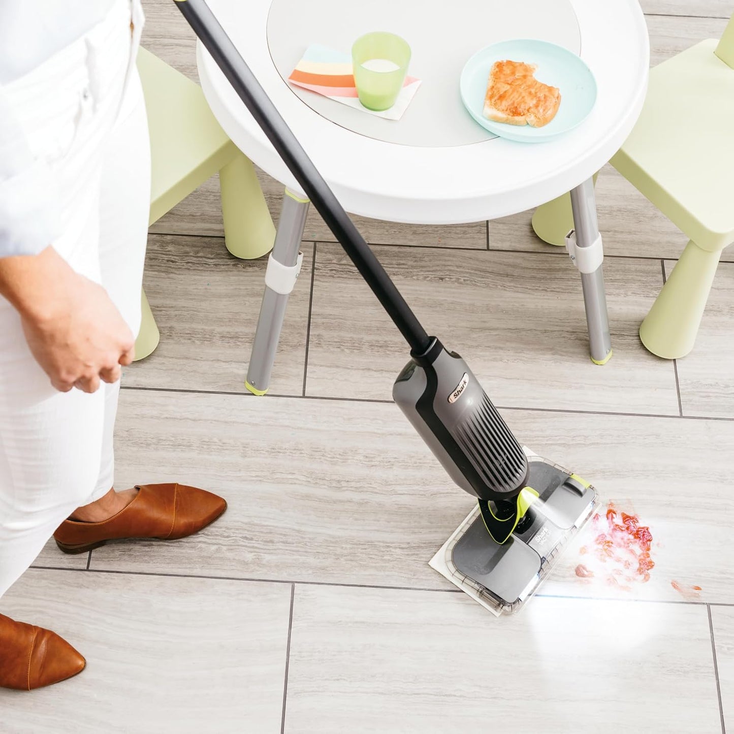 Shark VACMOP Disposable Hard Floor Pad Refills, Compatible with VM252 & VM180, No-Touch Disposal, for use on All Sealed Floors - Stone
