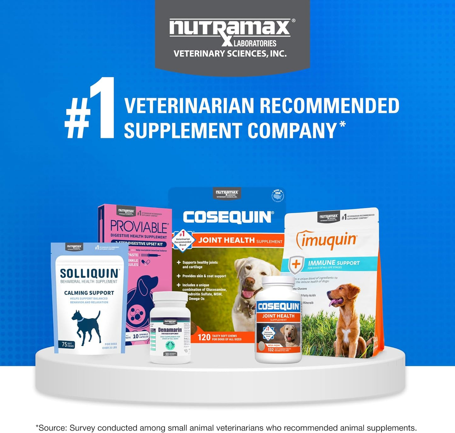 Nutramax Cosequin for Dogs Joint Health Supplement, Contains Glucosamine for Dogs, Plus Chondroitin and MSM, Supports Healthy