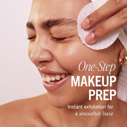 First Aid Beauty - Facial Radiance Pads with Glycolic & Lactic Acids, Daily Exfoliating Pads with AHA, Visibly Smaller