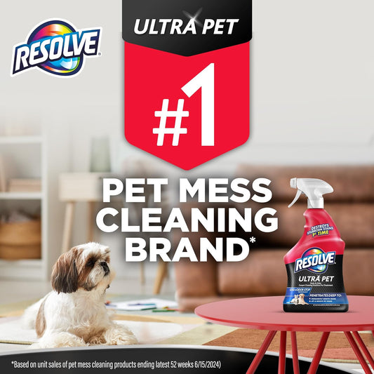 Resolve Ultra Pet Carpet Cleaner Spray for Removal of Pet Stains & Odors, 32oz