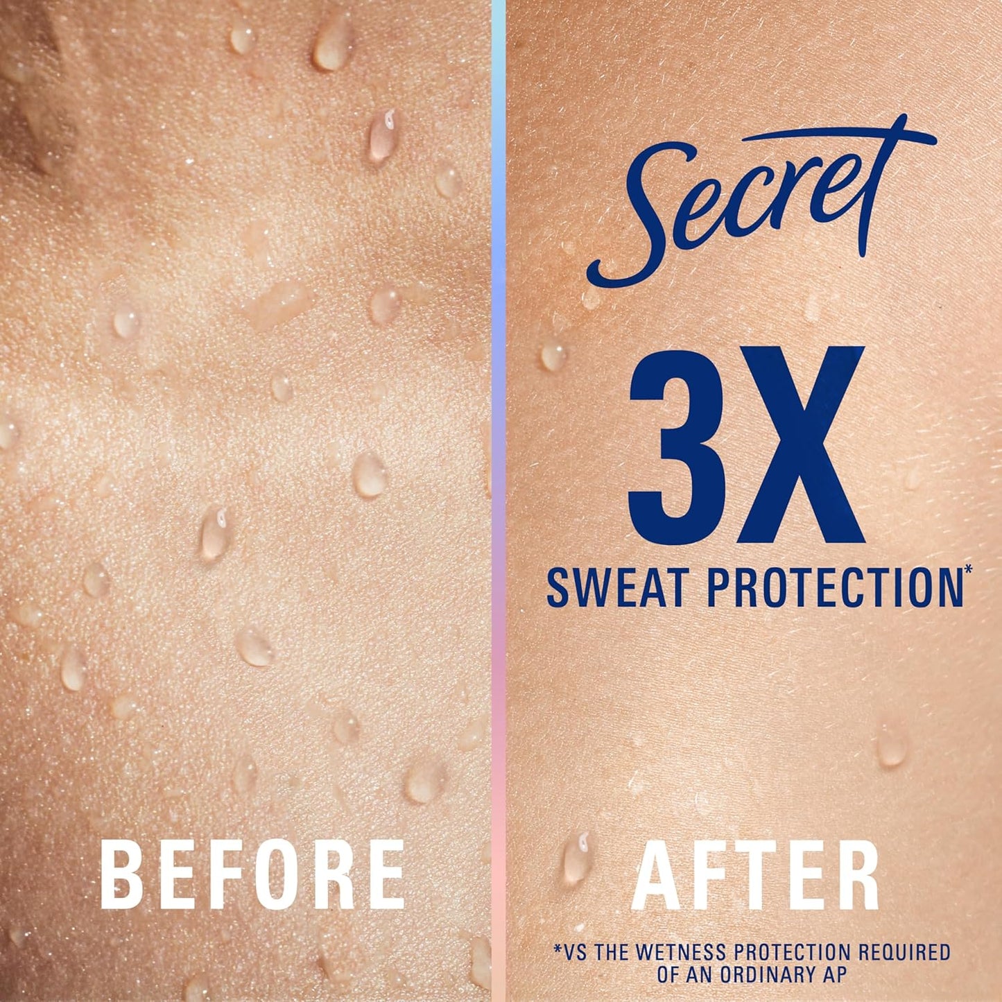 Secret Clinical Strength Antiperspirant Deodorant for Women, 100hr Sweat & Odor Protection, 3X Stress Protection with Hyaluronic Acid, PH