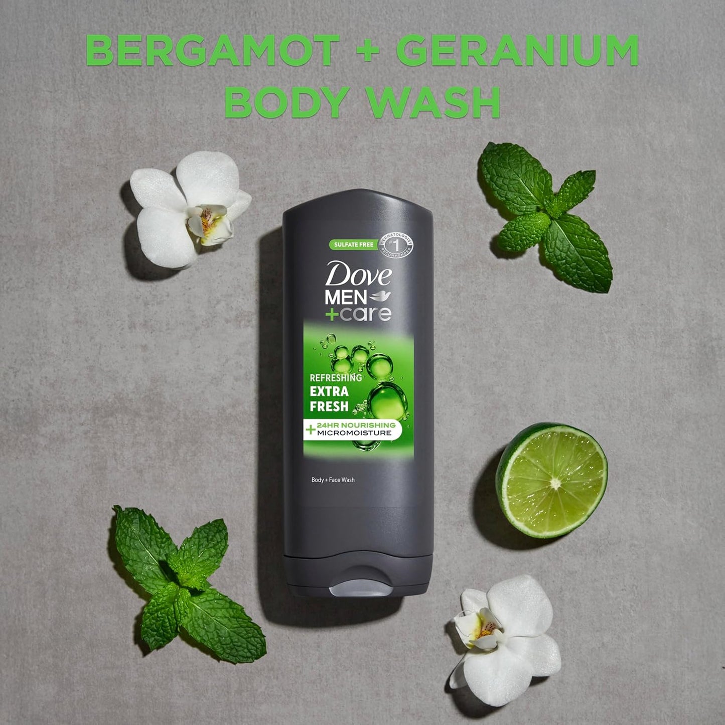 DOVE Men + Care Body Wash and Face for