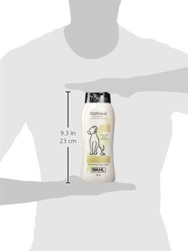 Wahl USA Dry Skin & Itch Relief Pet Shampoo for Dogs Oatmeal Formula with Coconut Lime Verbena Scent & Pet Friendly Formula, 24 Oz - Model 820004A