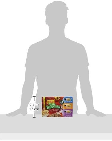 Purina Friskies Wet Cat Food Variety Pack, Tasty Treasures Prime Filets (With Ocean Fish and Tuna, With Chicken and With Turkey) - 5.5 Ounce (2)