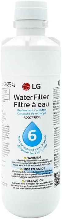 LG LT1000P - 6 Month / 200 Gallon Capacity Replacement Refrigerator Water Filter (NSF42, NSF53, and NSF401) ADQ74793501, ADQ75795105