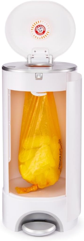Munchkin Arm & Hammer Diaper Pail Refill Rings, Holds up to 544 Newborn Diapers, 2 Pack