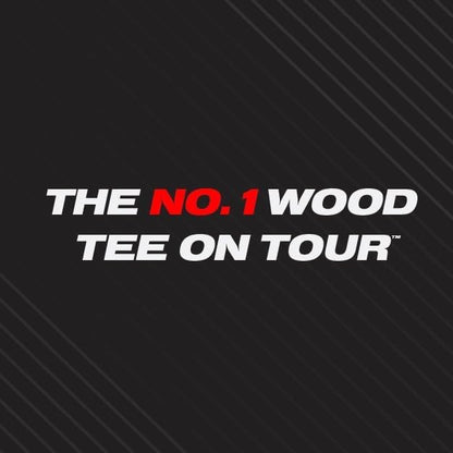 PrideSports PTS Wood Golf Tees, 100 Count, 2-3/4 Inch, Wood Tee on Tour, Best for Drivers & Woods