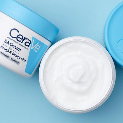 CeraVe Moisturizing Cream with Salicylic Acid, Exfoliating Body Cream with Lactic & Hyaluronic Acid, Niacinamide, and