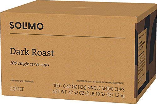 Solimo Dark Roast Coffee Pods