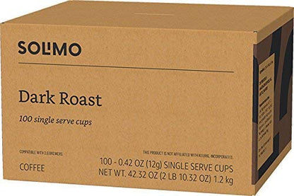Solimo Dark Roast Coffee Pods