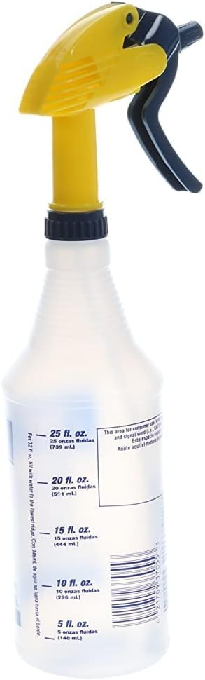 ZEP Professional Sprayer Bottle - 32 oz (Pack of 3) - HDPRO1 - Versatile Adjustable Nozzle Spray Bottles with a Fine Mist or Powerful
