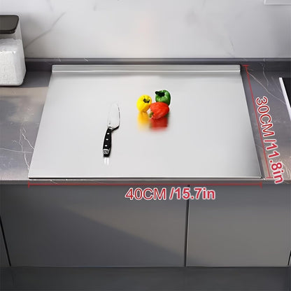 Stainless Steel Cutting Boards for Kitchen, Kneading Cutting Board Mats, Metal Cutting Board for Meat, Fruits, Vegetables
