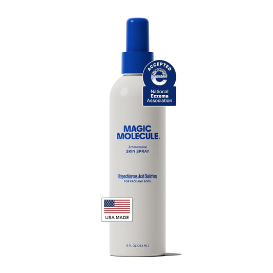 Magic Molecule Hypochlorous Acid Spray for Breakout-Prone Skin, Eczema & Itchy Rashes, Helps 50+ Dermal Issues, Safe for Multiple Daily