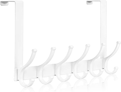 Optish Over The Door Hooks, Door Hanger Hooks for Hanging, Over The Doors Towel Racks for Bathroom, Coat Rack Dorm Essentials (1Pack
