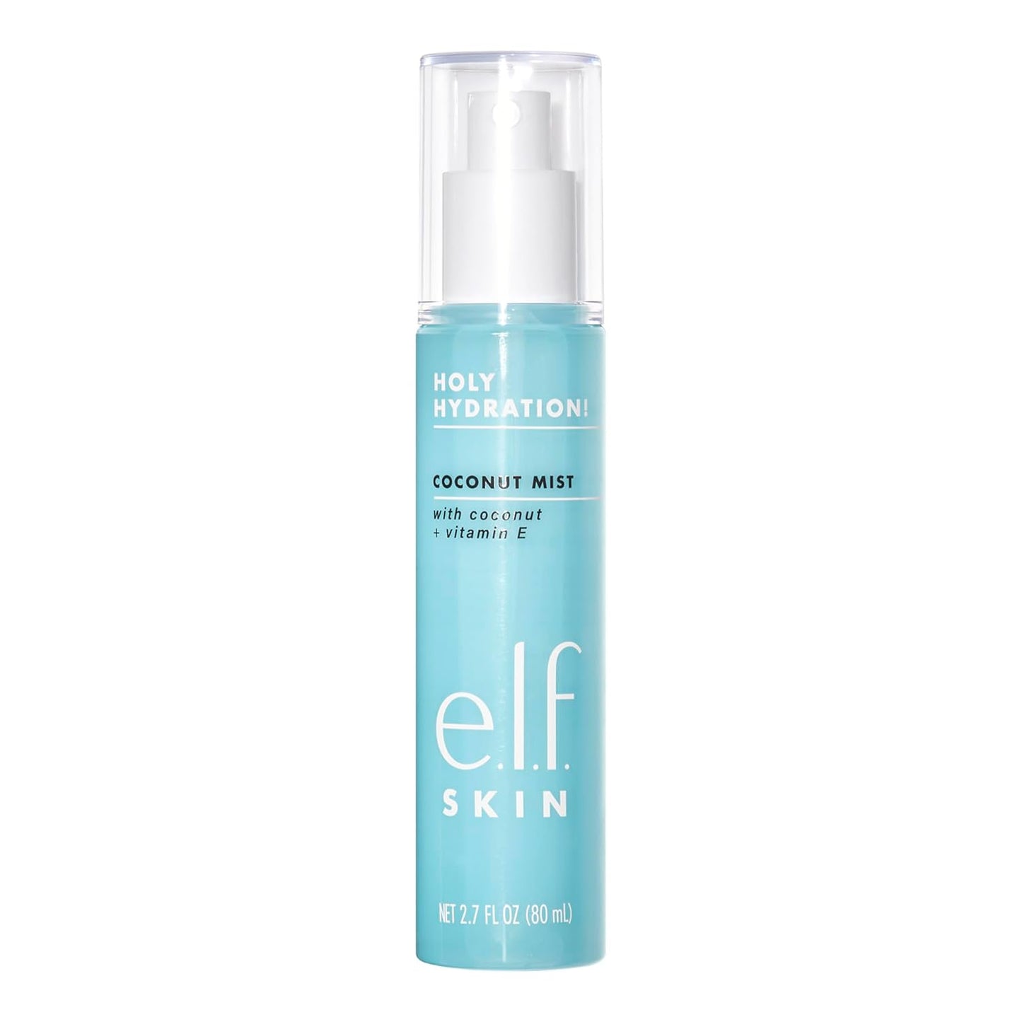 e.l.f. SKIN Holy Hydration! Hydrating Coconut Mist, Refreshes, Soothes & Invigorates Skin, Tropical Scent, 2.7 Fl Oz