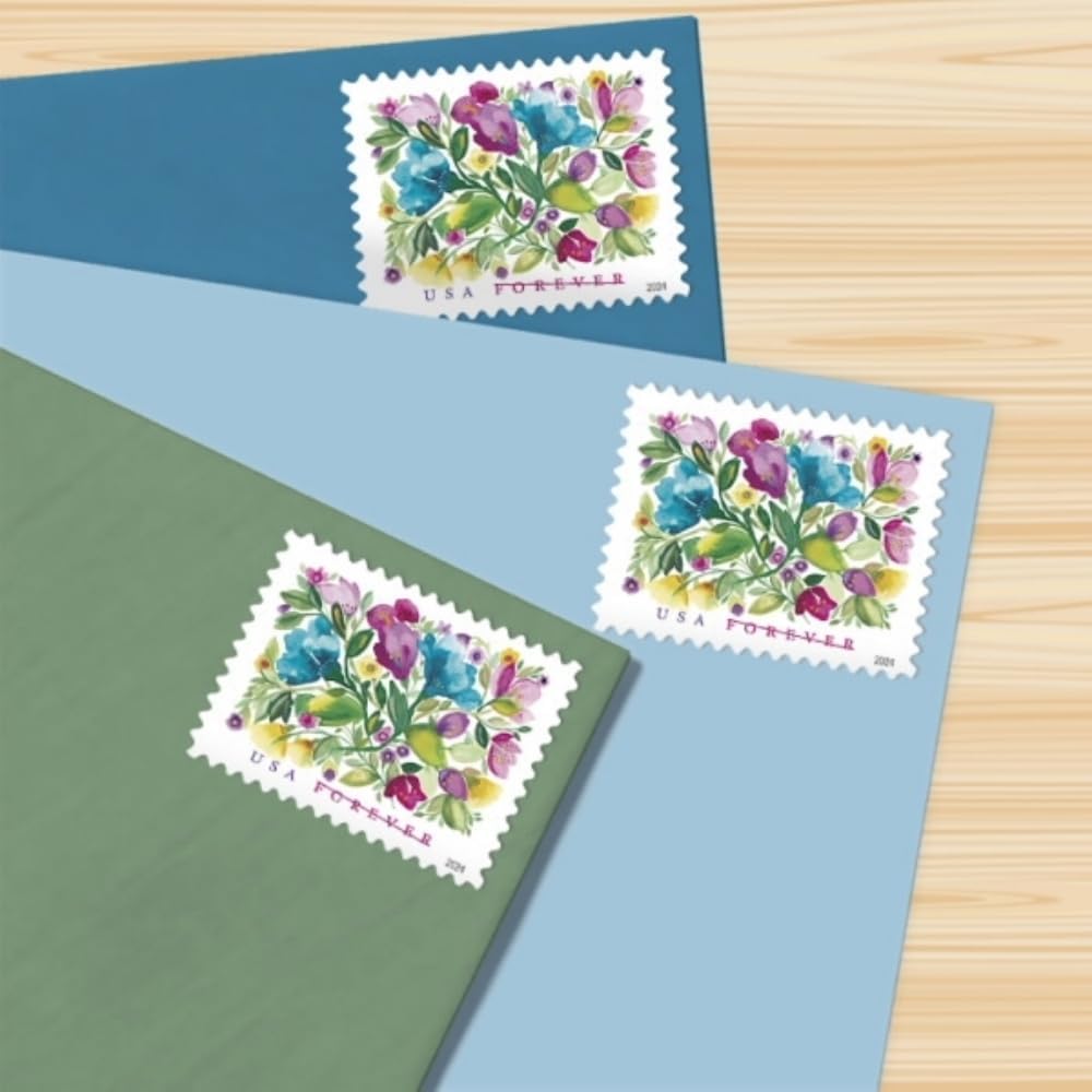 United States Postal Service Celebration Blooms (Sheet of 20) Forever Postage Stamps Scott