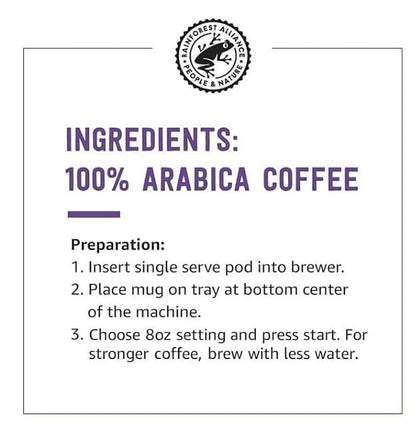 Solimo Dark Roast Coffee Pods