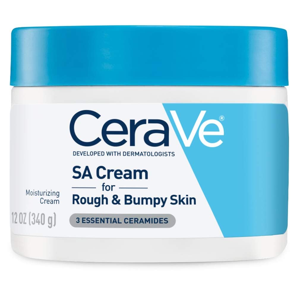 CeraVe Moisturizing Cream with Salicylic Acid, Exfoliating Body Cream with Lactic & Hyaluronic Acid, Niacinamide, and
