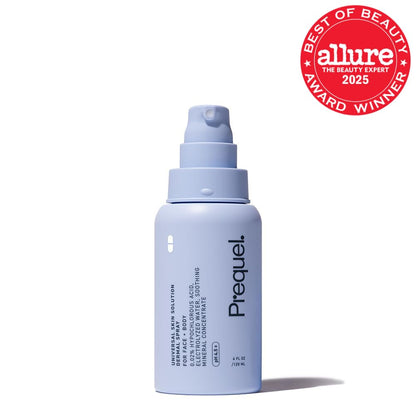 Prequel Skin Universal Skin Solution Hypochlorous Acid Spray for Face and Body. Fine Mist HOCL Facial Cleanser and Dermal Spray with Minerals &