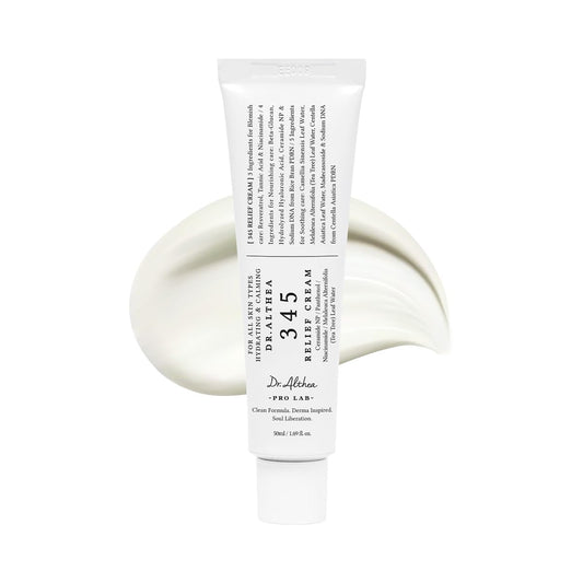Dr.Althea 345 Relief Cream, Daily Face Moisturizer for Soothing Recovery and Blemish Care with PDRN &