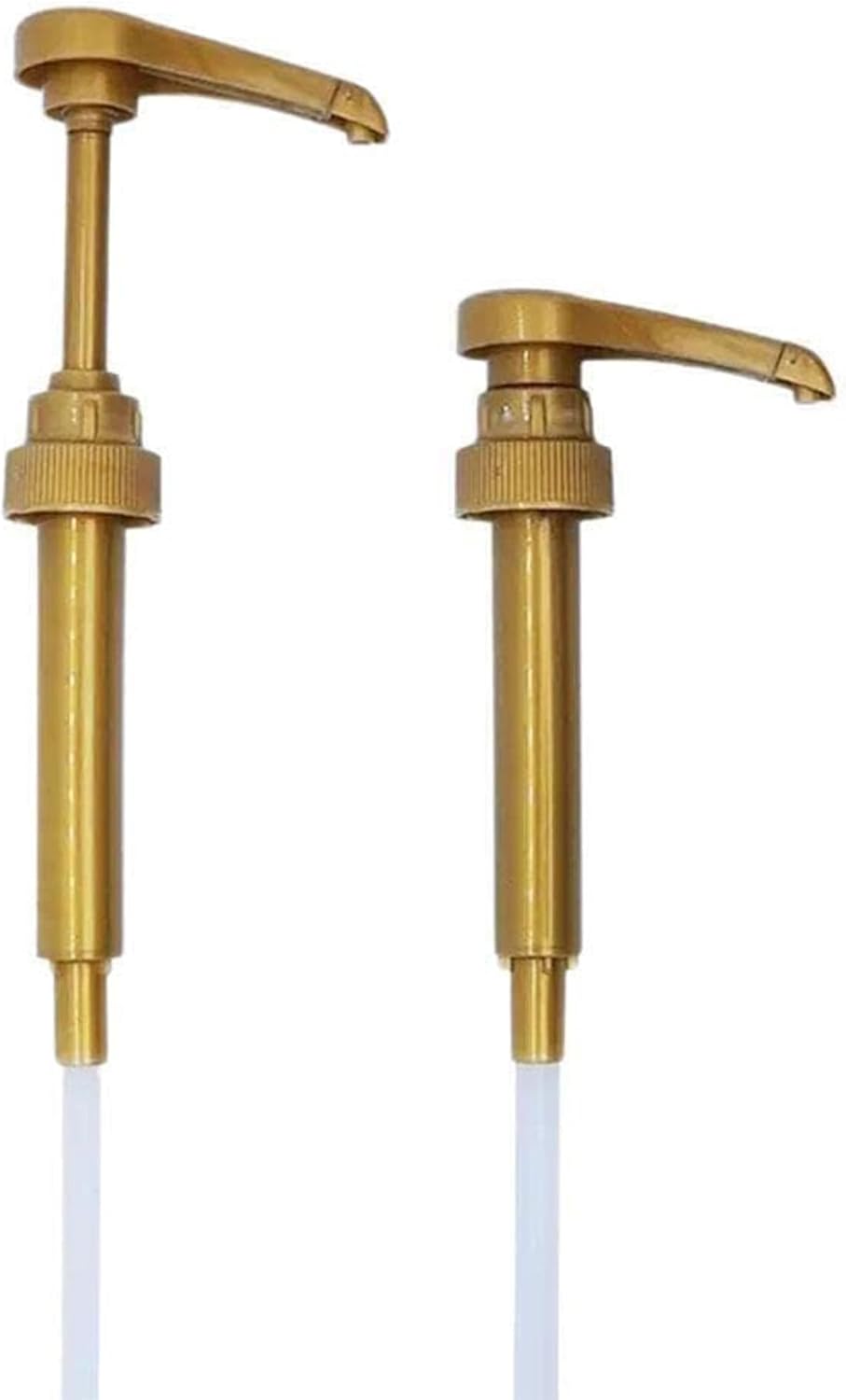 Syrup Pump, DaVinci and Skinny (Set of 2) - fits bottles (25.4 oz-750ml) (Gold)