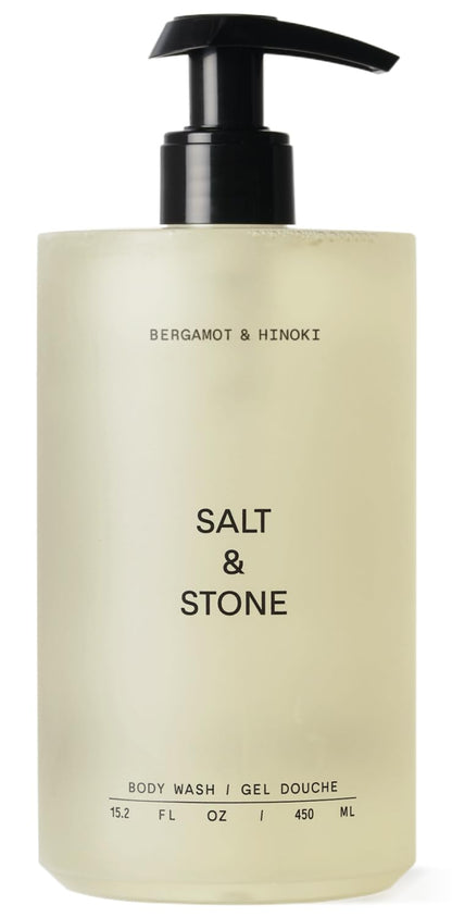 Salt & Stone Body Wash with Antioxidants for Deep Moisture, For Women & Men, Sulfate, Paraben, & Dye Free, Leaving Skin Soft and