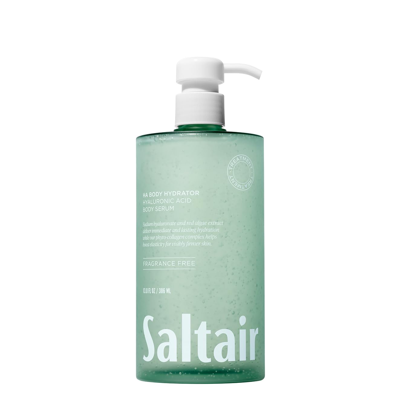 Saltair Hyaluronic Acid Body Serum Hydrating Body Lotion for Smoother Looking Skin Sheer Gel Moisturizer with Sodium Hyaluronate & Red Algae