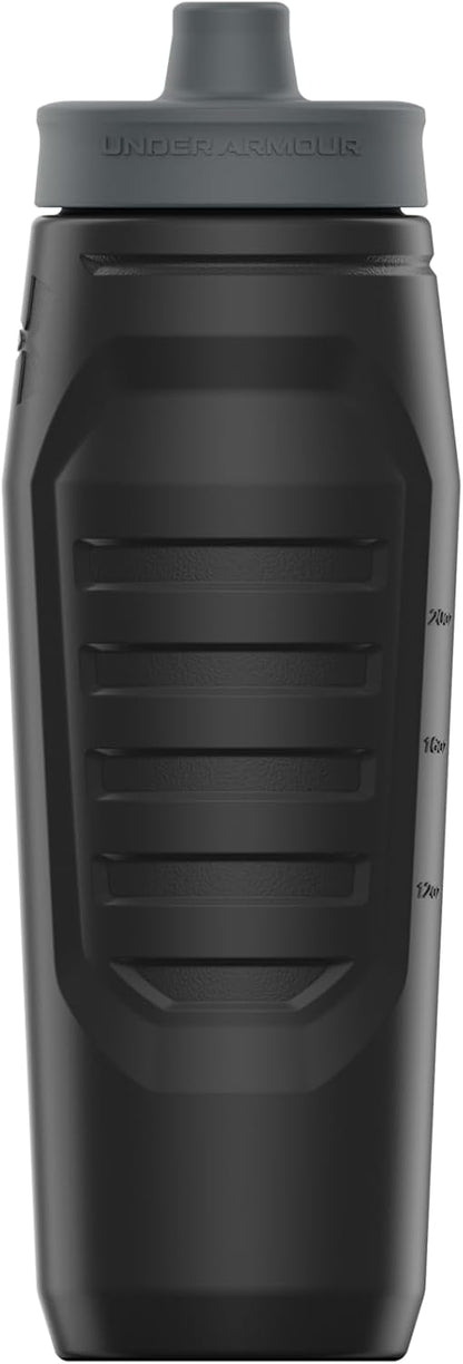 Under Armour Squeeze Water Bottles, 32 oz Water Bottles, Sideline Sports Water Bottle with Quick-Shot Lid, Quick & Easy Hydration, Gym Water