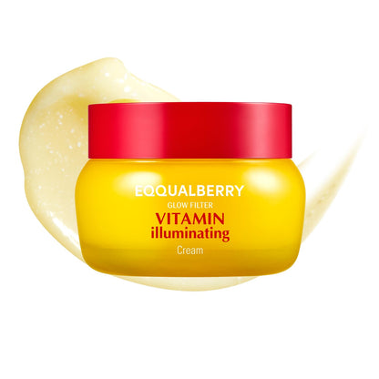 EQQUALBERRY Vitamin Illuminating Cream Vitamin C & 5% Niacinamide + 3% TXA, Dark spots Cream, Ceramide Barrier Strength