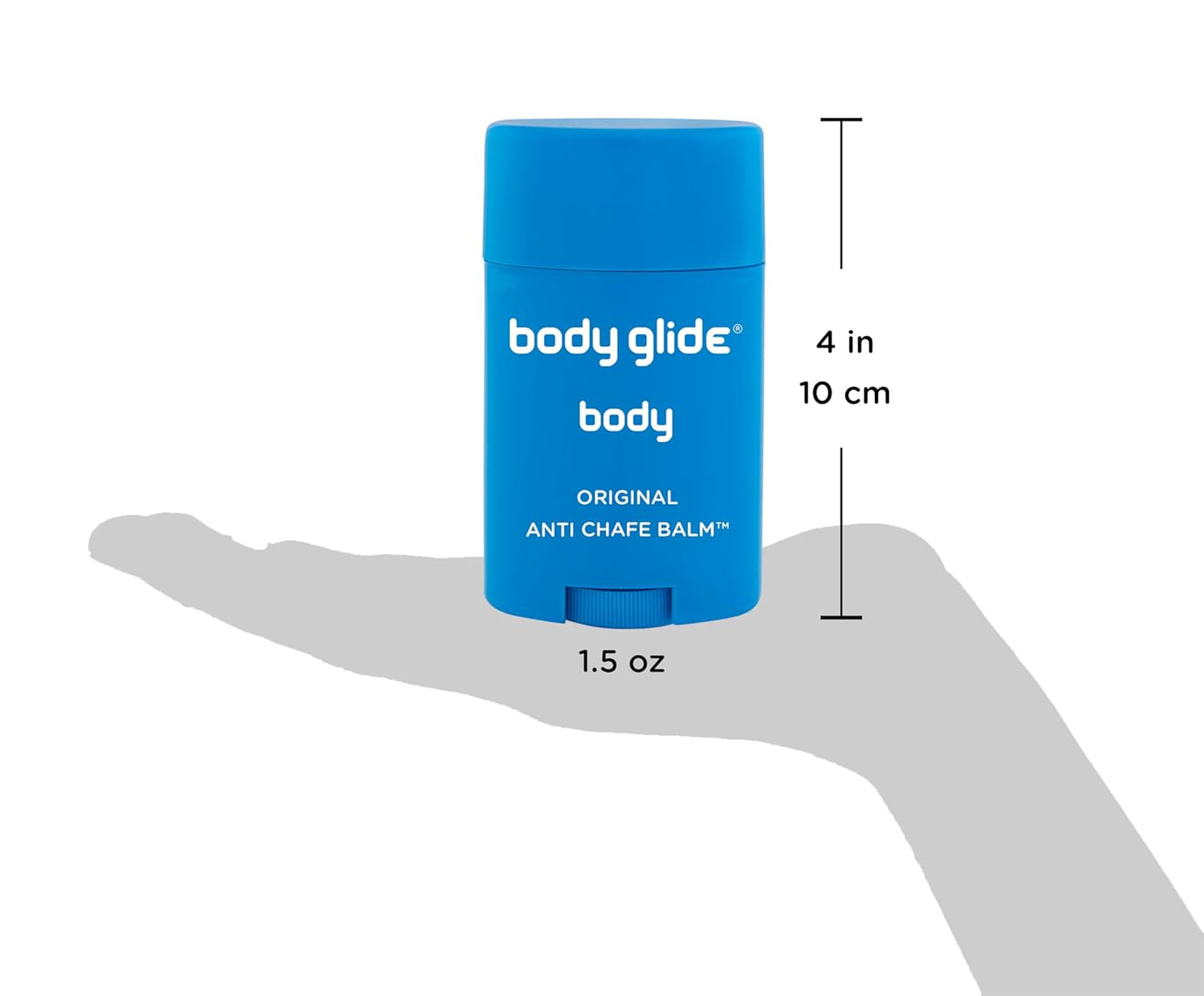 Body Glide Original Anti Chafe Balm, No Chafing Stick, Prevent Arm, Chest, Butt, Thigh, Ball Chafing &