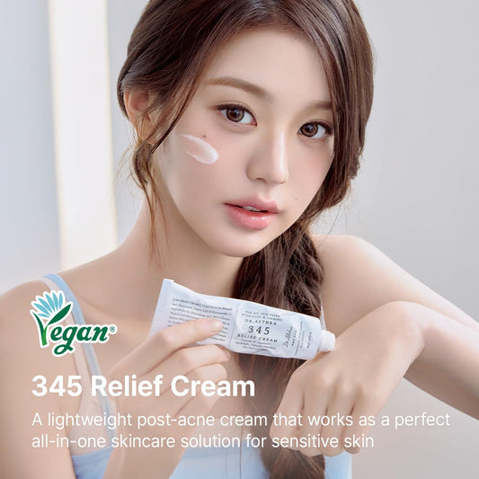 Dr.Althea 345 Relief Cream, Daily Face Moisturizer for Soothing Recovery and Blemish Care with PDRN &