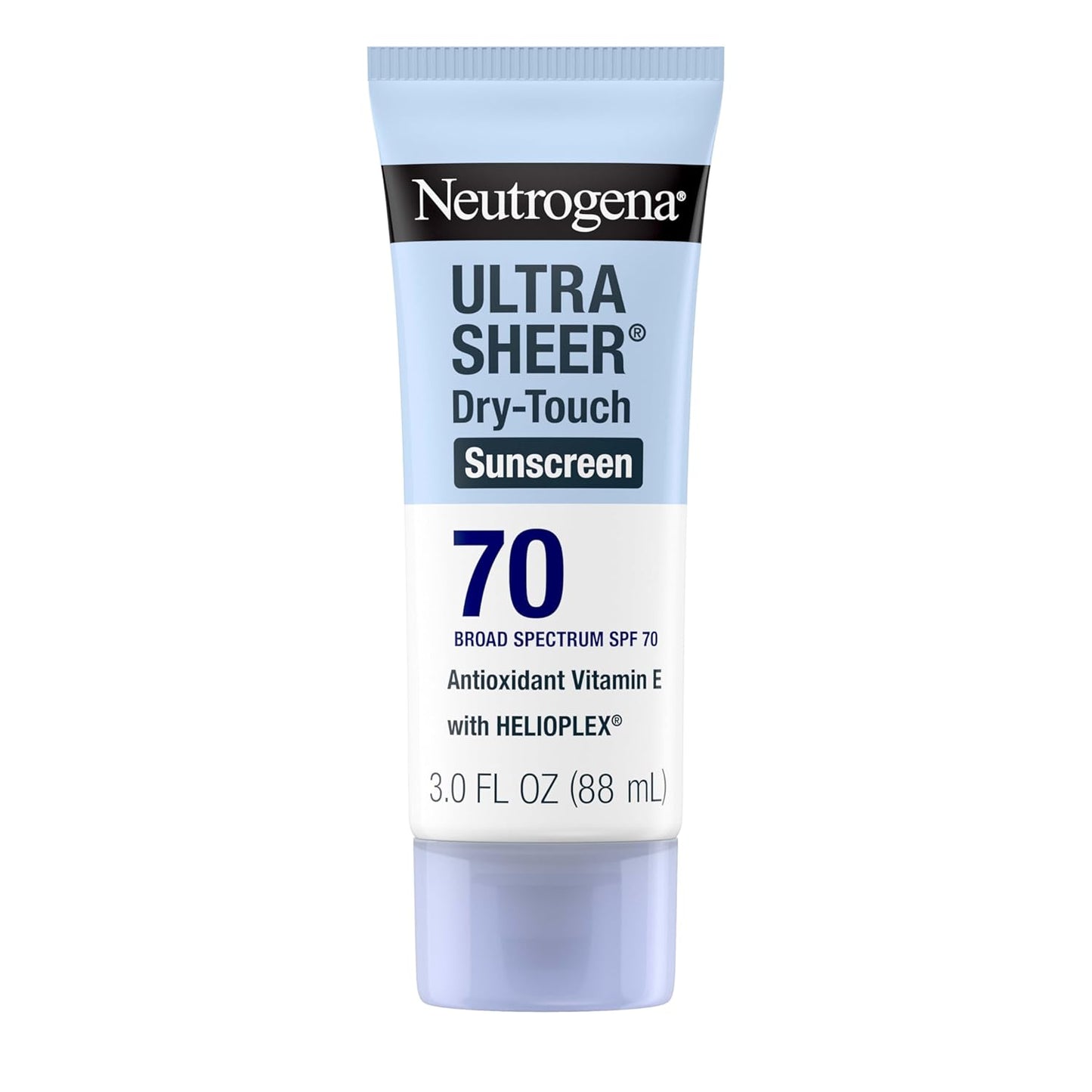 Neutrogena Ultra Sheer Dry-Touch Sunscreen Lotion SPF 70, Broad Spectrum, Water Resistant 80 Min, Oil-Free, Oxybenzone-Free