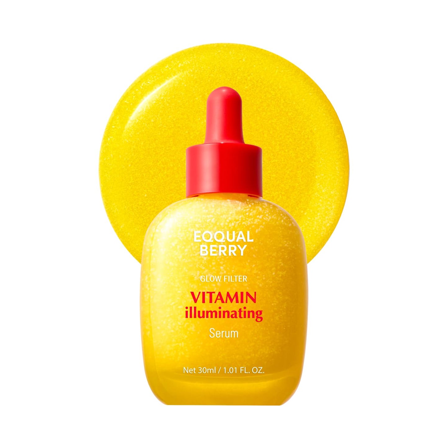 EQQUALBERRY Vitamin Illuminating Serum, Niacinamide 4% + Brightening Vitamin C Face Serum with Hyaluronic Acid & Vitamin E, Dark