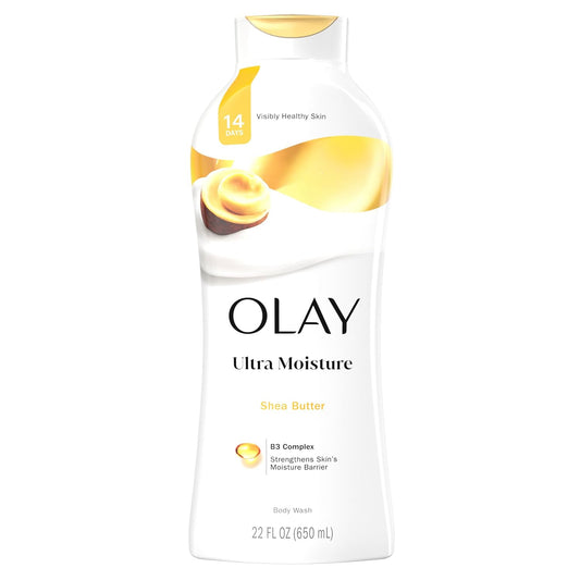 Olay Body Wash for Women, Ultra Moisture, 24hr Moisturizing, Hydrating & Refreshing, B3 Vitamin Complex, Free of Parabens &