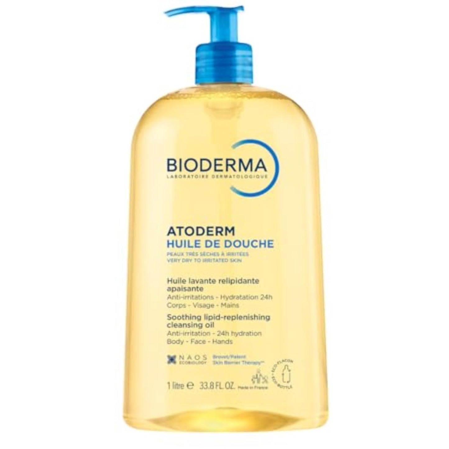 Bioderma Atoderm Shower Oil, Cleansing Oil For Face &