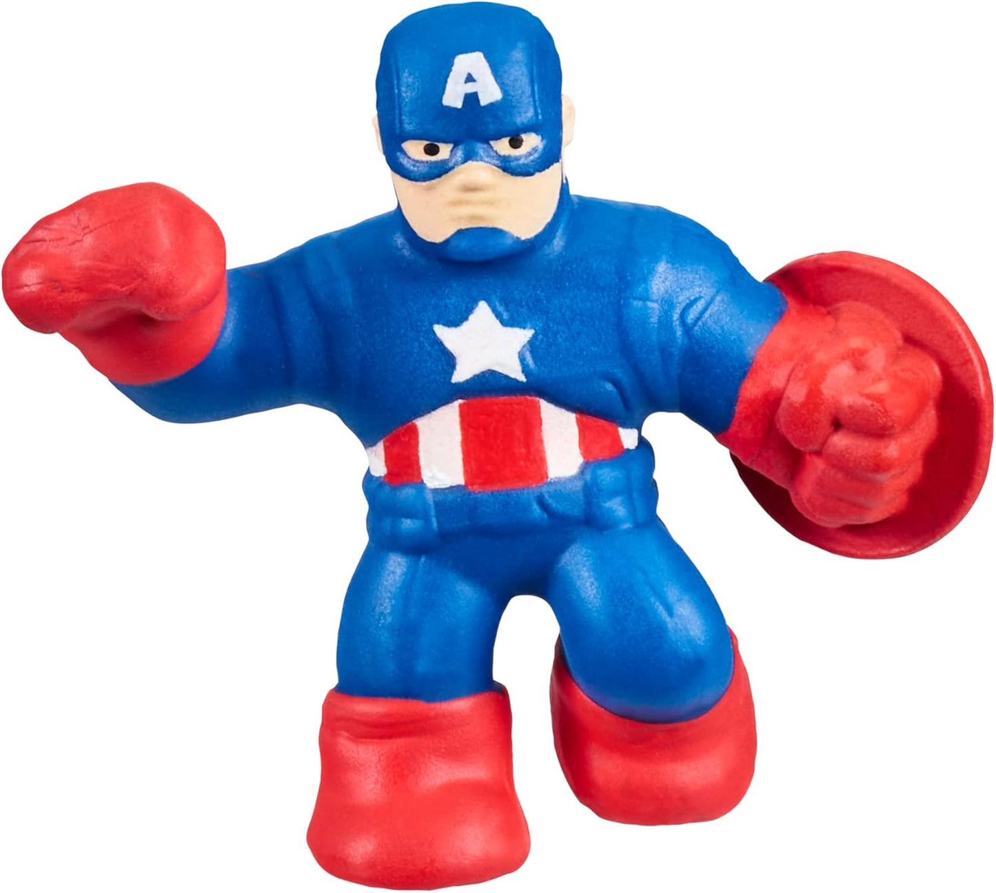 Heroes of Goo Jit Zu Marvel Mega Mini 6 Pack - Superhero Toys, Squishy, Stretchy, Gooey Mini Heroes - Ironman, Spider-Man, Captain