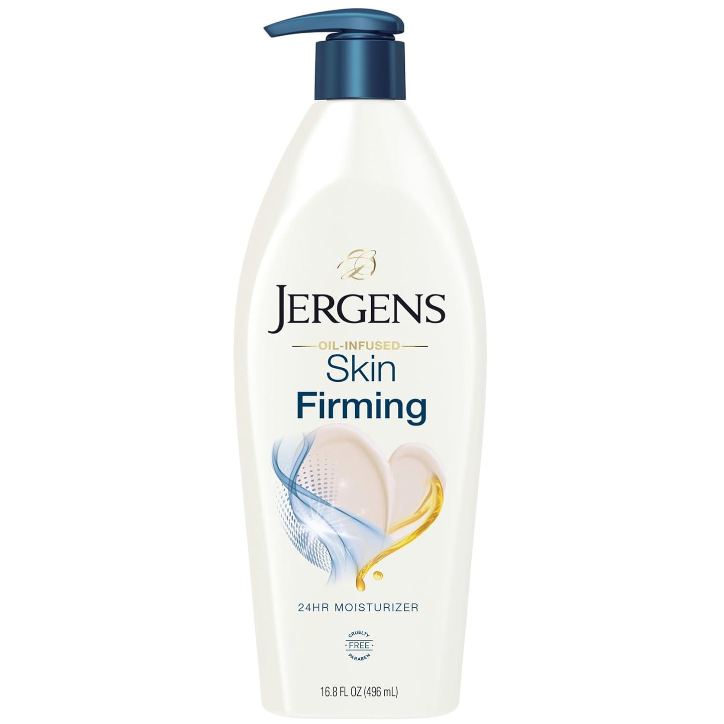 Jergens Skin Firming Body Lotion for Dry to Extra Dry Skin, Skin Tightening Cream with Collagen and Elastin, Dermatologist
